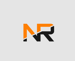 N and R logo vector
