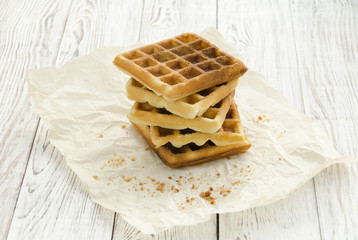 Viennese wafers. Homemade baking