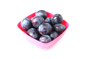 Ripe plums
