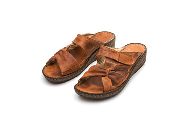 Womanish shoes isolated