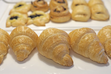 fresh baked croissants