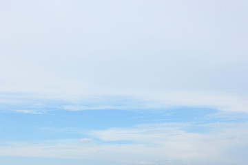 Soft cloud blue sky