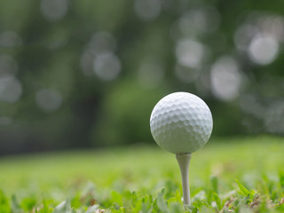 Golf Ball on Tee