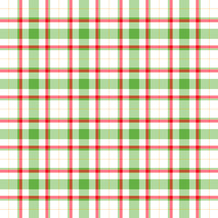 Green, red and white plaid background
