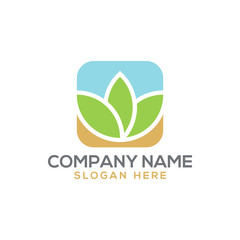 Agriculture and farming logo vector