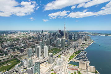 Toronto vanuit het westen