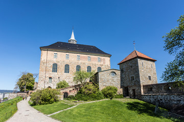Fototapeta na wymiar Akershus Fort in Oslo