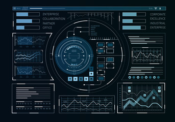 Human user display . Mixed media