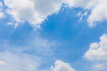 background of blue sky with cloud