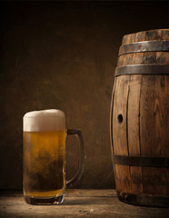 background of barrel