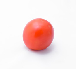 fresh tomato isolated on white background