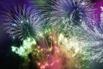 feuerwerk lichter glitzer