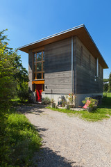 eco house, outdoors