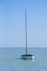 Yacht at Balaton lake