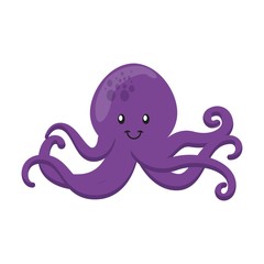 Octopus icon. Sea life design. Vector graphic