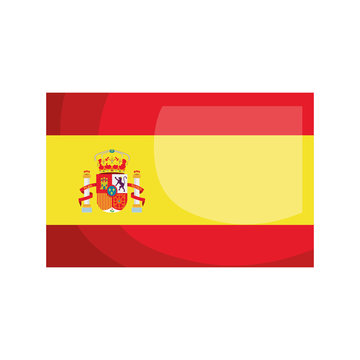 Spanish flag isolated icon design, vector illustration  graphic 