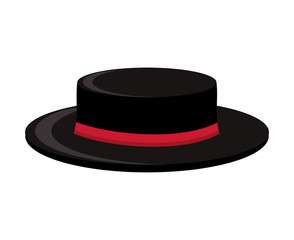 flamenco cap isolated icon design, vector illustration  graphic 