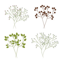 floral decorationisolated icon design, vector illustration  graphic 