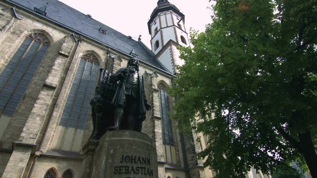 Statue of JS Bach in Leipzig