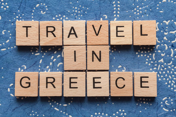 Travel in Greece concept