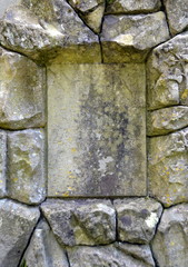 Grabstein ohne Inschrift