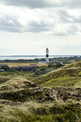 Fototapeta na wymiar Lighthouse on the island of Sylt, Germany