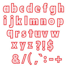 Buchstaben Babybeschrifttung