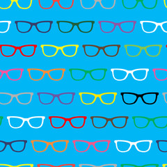 glasses seamless pattern