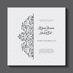 Card icon. Invitation and Save the date design. Vector graphic