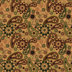 Seamless pattern graphic ornament. Floral stylish background. Re