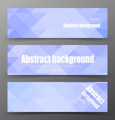 Fototapeta premium Abstract mosaic Banner.