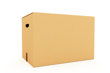 Moving box, 3D-Illustration
