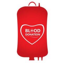 Blood donation, Vector illustration