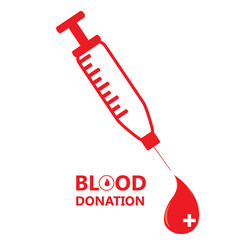 Blood donation, Vector illustration