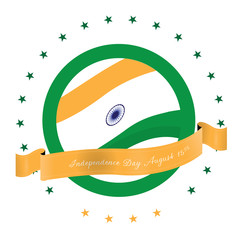 Independence day of India, Vector illustration