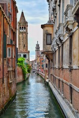 Wasserstraße in Venedig 1