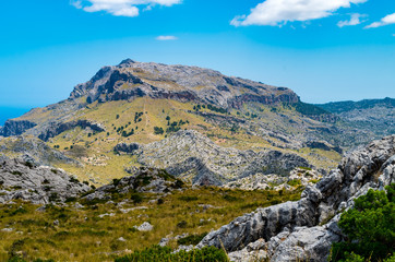 Sa Calobra in Serra de Tramuntana - mountains in Mallorca, Spain