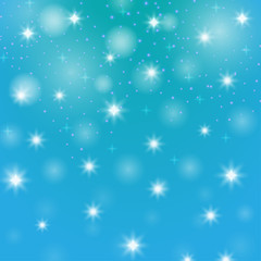 Fototapeta na wymiar Christmas background. Shiny stars. New year wallpapers. Vector illustration. 