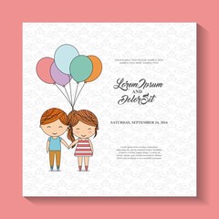 k icon. Invitation and save the date design. Vector graphic