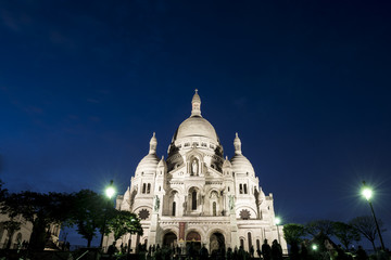 Basilica of Sacré-Coeur in Montmartre, Paris, France