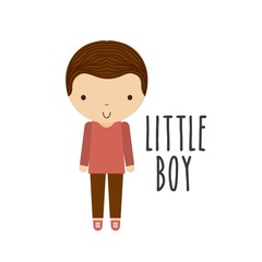 Boy icon. Kid and cute people design. Vector graphic