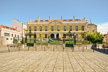 Lisbon Bairro Alto quarter: Museu da farmacia near Miradouro de Santa Catarina, Portugal, Europe