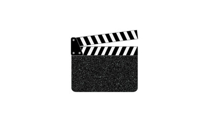 Open and empty claqueta