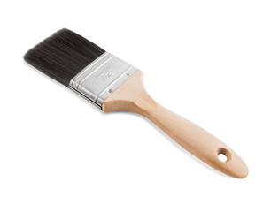 Paint brush, isolated on a white background.