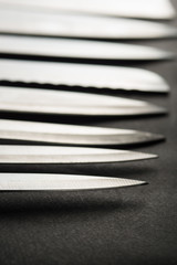 Stainless steel Kitchen knives.