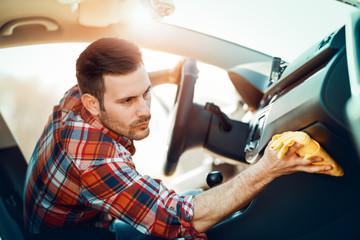 Cleaning of car