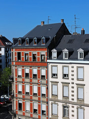 immeubles du centre-ville de Strasbourg