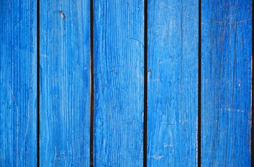 Fototapeta premium Peeling paint on grunge wooden surface