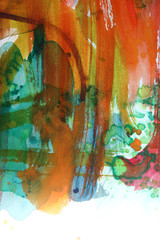 abstract watercolor splatter background design
