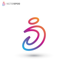 Abstract People Letter J Logo
